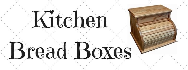 Amish Solid Wood Kitchen Bread Boxes